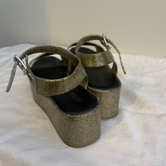 Melissa Mar platform sandals in GOLD - Picture 2 of 5